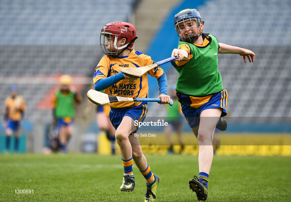 13 April 2017; A general view of action between Portumna GAA Club, Co. Galway, and Michael Cusacks GAA Club, Co. Galway, during the Go Games Provincial Days in partnership with Littlewoods Ireland Day 4 at Croke Park in Dublin. Photo by Seb Daly/Sportsfile