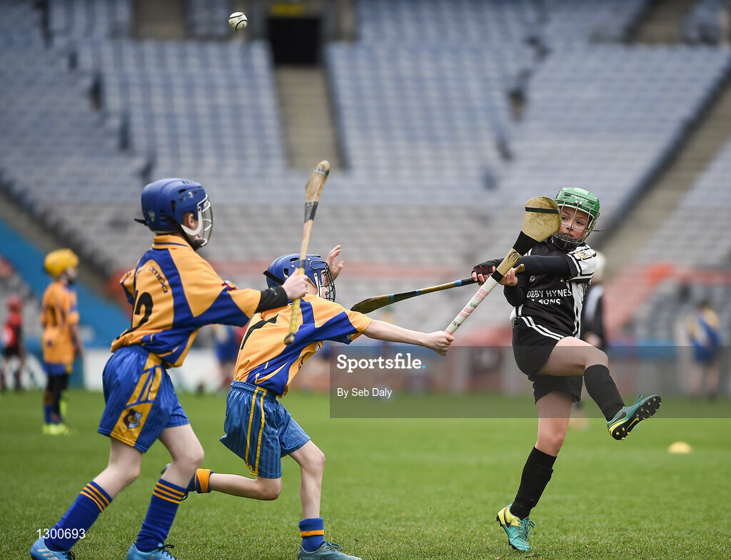 13 April 2017; A general view of action between Portumna GAA Club, Co. Galway, and Padraig Pearses GAA Club, Co. Galway, during the Go Games Provincial Days in partnership with Littlewoods Ireland Day 4 at Croke Park in Dublin. Photo by Seb Daly/Sportsfile