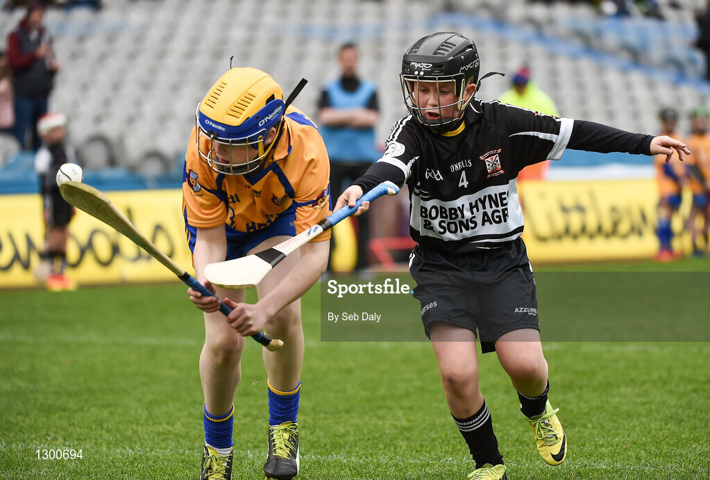13 April 2017; A general view of action between Portumna GAA Club, Co. Galway, and Padraig Pearses GAA Club, Co. Galway, during the Go Games Provincial Days in partnership with Littlewoods Ireland Day 4 at Croke Park in Dublin. Photo by Seb Daly/Sportsfile