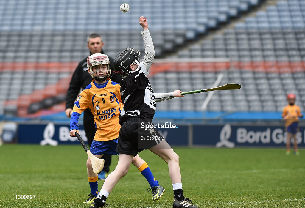 13 April 2017; A general view of action between Padraig Pearses GAA Club, Co. Galway, and Portumna GAA Club, Co. Galway, during the Go Games Provincial Days in partnership with Littlewoods Ireland Day 4 at Croke Park in Dublin. Photo by Seb Daly/Sportsfile