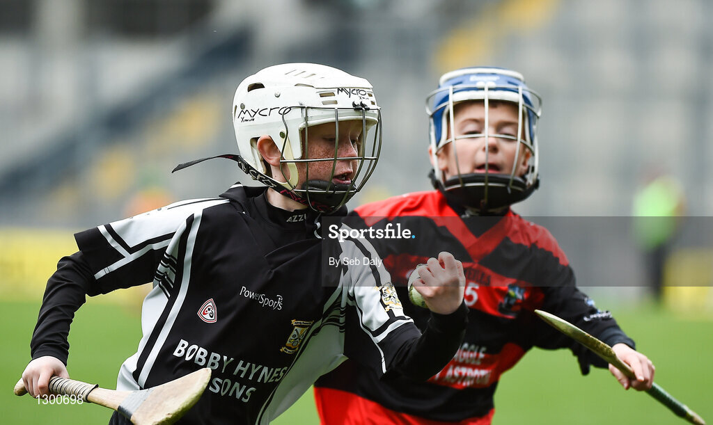 13 April 2017; A general view of action between Padraig Pearses GAA Club, Co. Galway, and Cappataggle GAA Club, Co. Galway, during the Go Games Provincial Days in partnership with Littlewoods Ireland Day 4 at Croke Park in Dublin. Photo by Seb Daly/Sportsfile