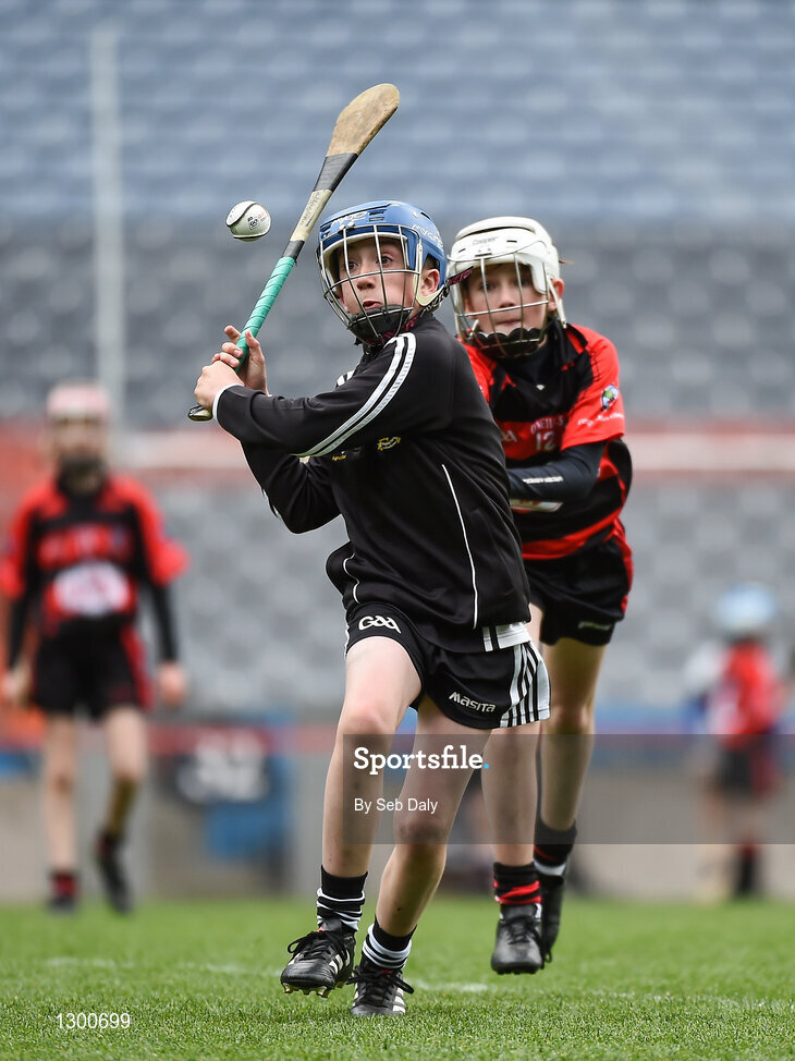 13 April 2017; A general view of action between Padraig Pearses GAA Club, Co. Galway, and Cappataggle GAA Club, Co. Galway, during the Go Games Provincial Days in partnership with Littlewoods Ireland Day 4 at Croke Park in Dublin. Photo by Seb Daly/Sportsfile