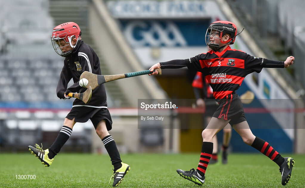 13 April 2017; A general view of action between Padraig Pearses GAA Club, Co. Galway, and Cappataggle GAA Club, Co. Galway, during the Go Games Provincial Days in partnership with Littlewoods Ireland Day 4 at Croke Park in Dublin. Photo by Seb Daly/Sportsfile