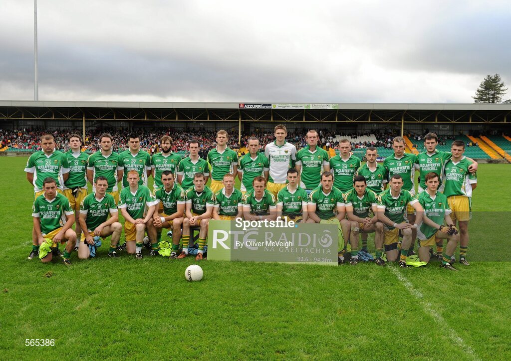2 October 2011; The Glenswilly squad. Radio Na Gaeltachta Donegal County Senior Football Championship Final, Glenswilly v St. Michael's, MacCumhaill Park, Ballybofey, Co. Donegal. Picture credit: Oliver McVeigh / SPORTSFILE
