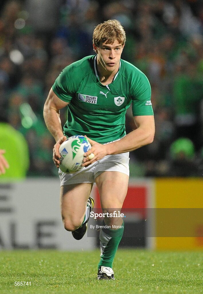 25 September 2011; Andrew Trimble, Ireland. 2011 Rugby World Cup, Pool C, Ireland v Russia, Rotorua International Stadium, Rotorua, New Zealand. Picture credit: Brendan Moran / SPORTSFILE