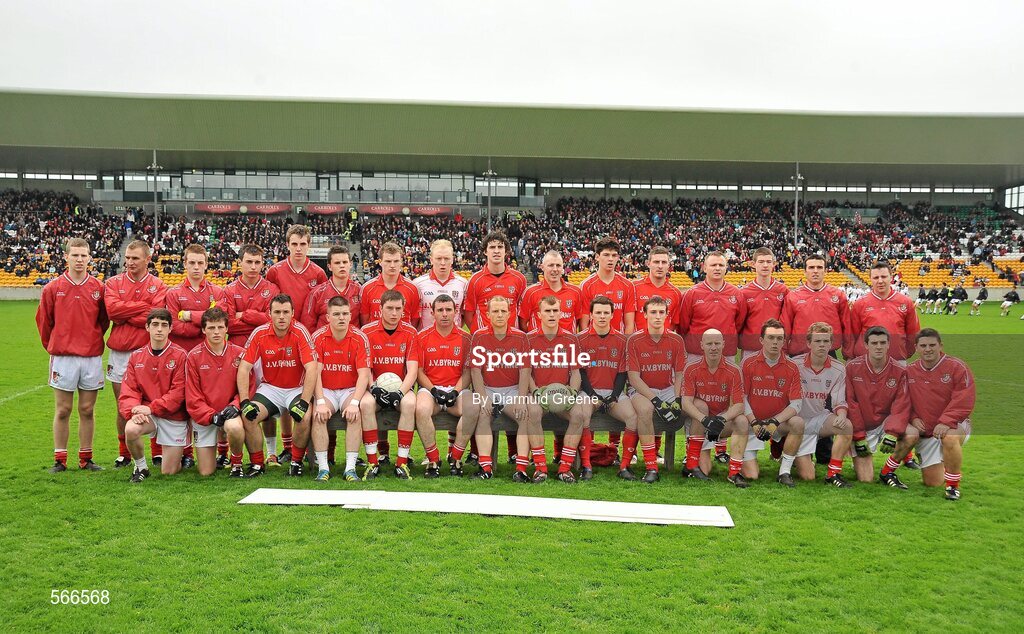 9 October 2011; The Edenderry squad. Tullamore Court Hotel Senior Football Final, Clara v Edenderry, O'Connor Park, Tullamore, Co. Offaly. Picture credit: Diarmuid Greene / SPORTSFILE