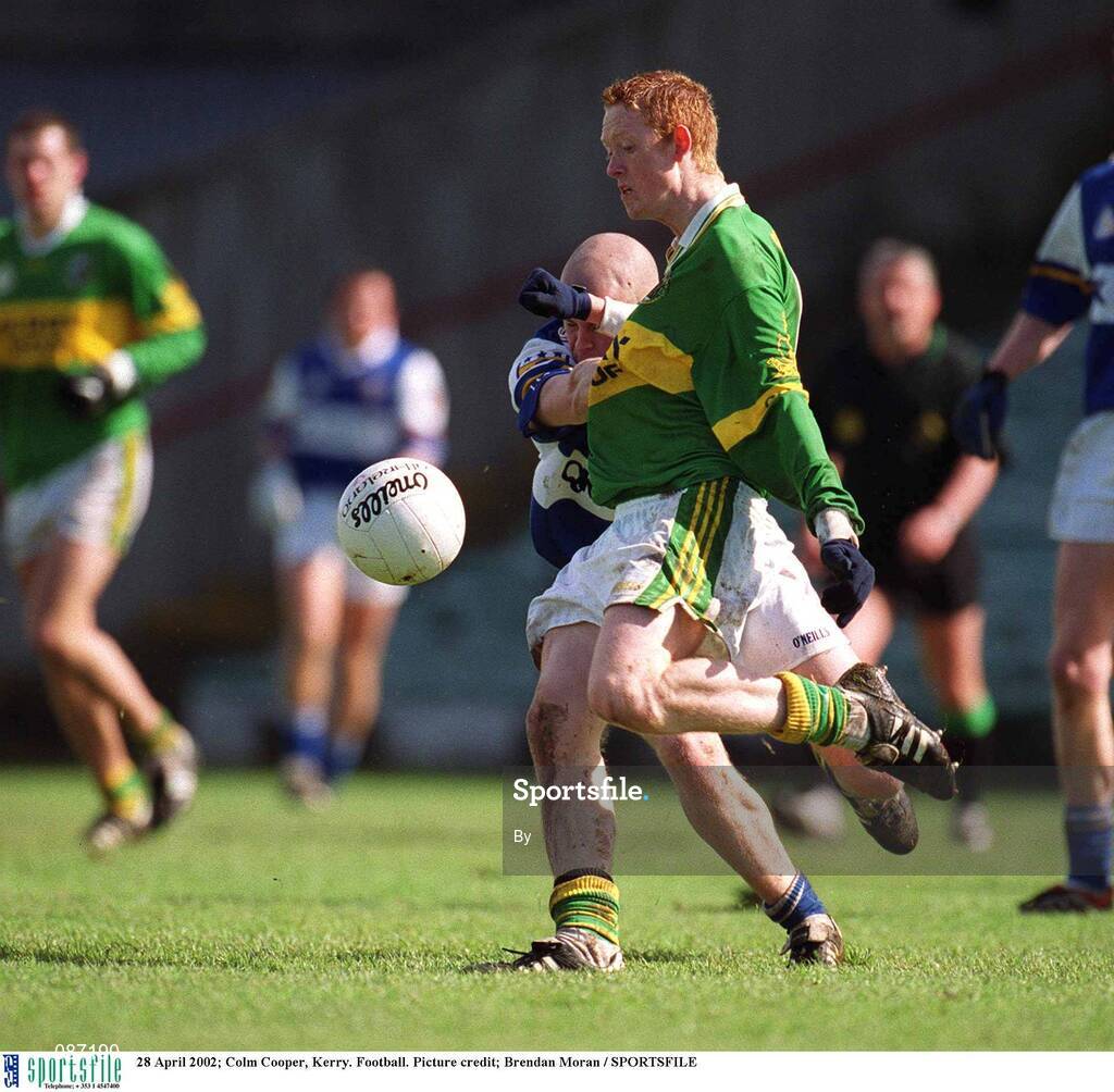 28 April 2002; Colm Cooper, Kerry. Football. Picture credit; Brendan Moran / SPORTSFILE
