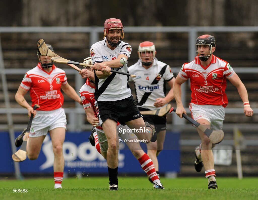 9 October 2011; Kevin Hinphey, Loughgiel Shamrock's. AIB GAA Hurling Ulster Senior Club Championship Semi-Final, Loughgiel v  Dungiven Kevin Lynchs, Casement Park, Belfast, Co. Antrim. Picture credit: Oliver McVeigh / SPORTSFILE