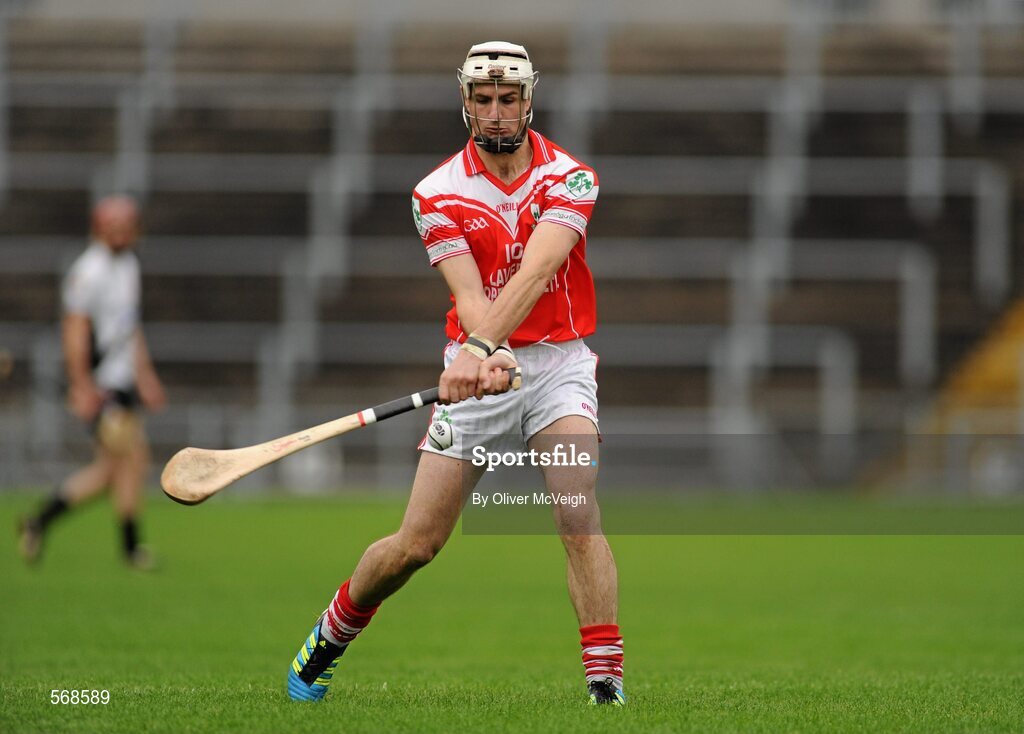 9 October 2011; Liam Watson, Loughgiel Shamrock's. AIB GAA Hurling Ulster Senior Club Championship Semi-Final, Loughgiel v  Dungiven Kevin Lynchs, Casement Park, Belfast, Co. Antrim. Picture credit: Oliver McVeigh / SPORTSFILE