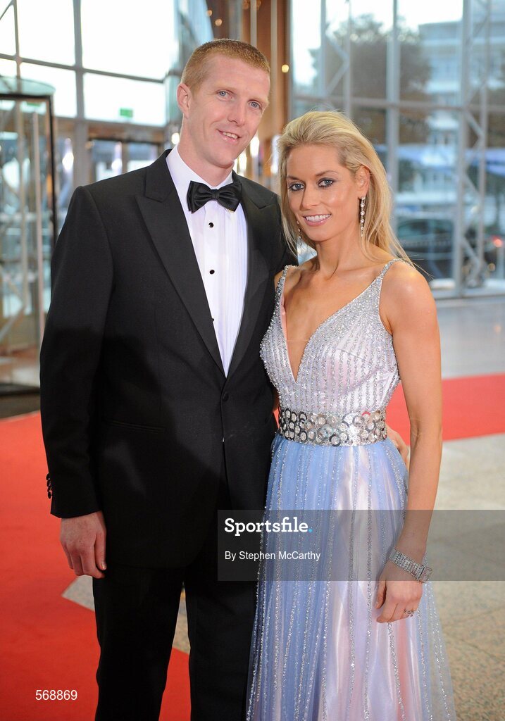 21 October 2011; Kilkenny hurler Henry Shefflin and wife Deirdre in attendance at the GAA GPA All-Star Awards 2011 sponsored by Opel. National Convention Centre, Dublin. Picture credit: Stephen McCarthy / SPORTSFILE