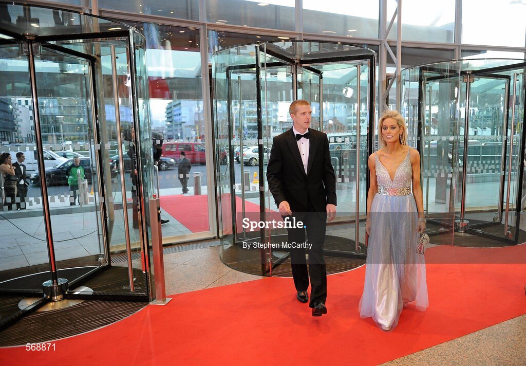 21 October 2011; Kilkenny hurler Henry Shefflin and wife Deirdre in attendance at the GAA GPA All-Star Awards 2011 sponsored by Opel. National Convention Centre, Dublin. Picture credit: Stephen McCarthy / SPORTSFILE