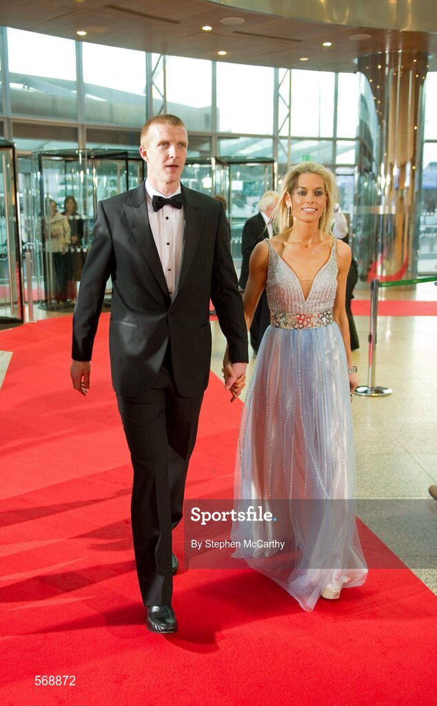 21 October 2011; Kilkenny hurler Henry Shefflin and wife Deirdre in attendance at the GAA GPA All-Star Awards 2011 sponsored by Opel. National Convention Centre, Dublin. Picture credit: Stephen McCarthy / SPORTSFILE