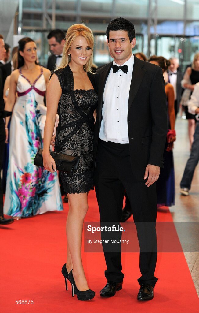 21 October 2011; Dublin footballer Cian O'Sullivan and Danielle Byrne in attendance at the GAA GPA All-Star Awards 2011 sponsored by Opel. National Convention Centre, Dublin. Picture credit: Stephen McCarthy / SPORTSFILE