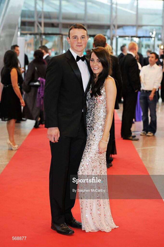 21 October 2011; Dublin hurler Liam Rushe and Sinead McKeon in attendance at the GAA GPA All-Star Awards 2011 sponsored by Opel. National Convention Centre, Dublin. Picture credit: Stephen McCarthy / SPORTSFILE