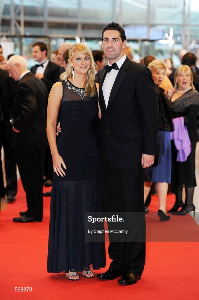 21 October 2011; Kerry footballer Bryan Sheehan and Ita O'Sullivan in attendance at the GAA GPA All-Star Awards 2011 sponsored by Opel. National Convention Centre, Dublin. Picture credit: Stephen McCarthy / SPORTSFILE