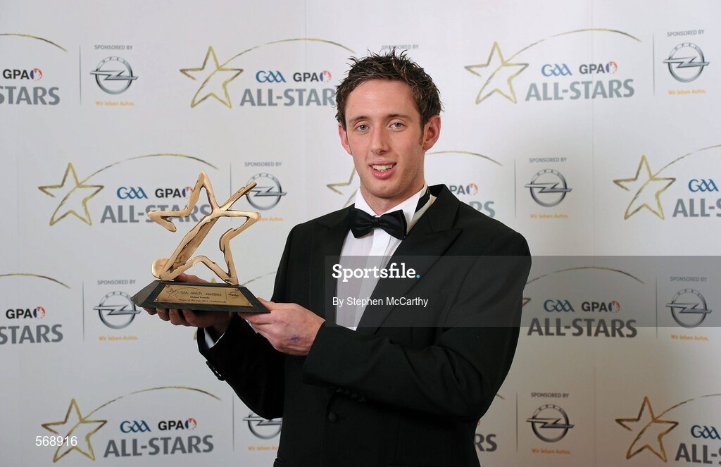 21 October 2011;  GAA GPA All-Star Hurler of the Year Michael Fennelly, Kilkenny, at the GAA GPA All-Star Awards 2011 sponsored by Opel. National Convention Centre, Dublin. Picture credit: Stephen McCarthy / SPORTSFILE