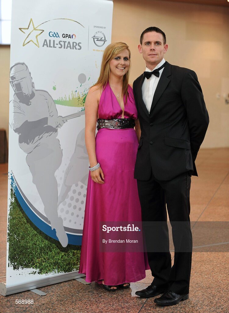 21 October 2011; Dublin footballer Stephen Cluxton and Joanne O'Connor in attendance at the GAA GPA All-Star Awards 2011 sponsored by Opel. National Convention Centre, Dublin. Picture credit: Brendan Moran / SPORTSFILE