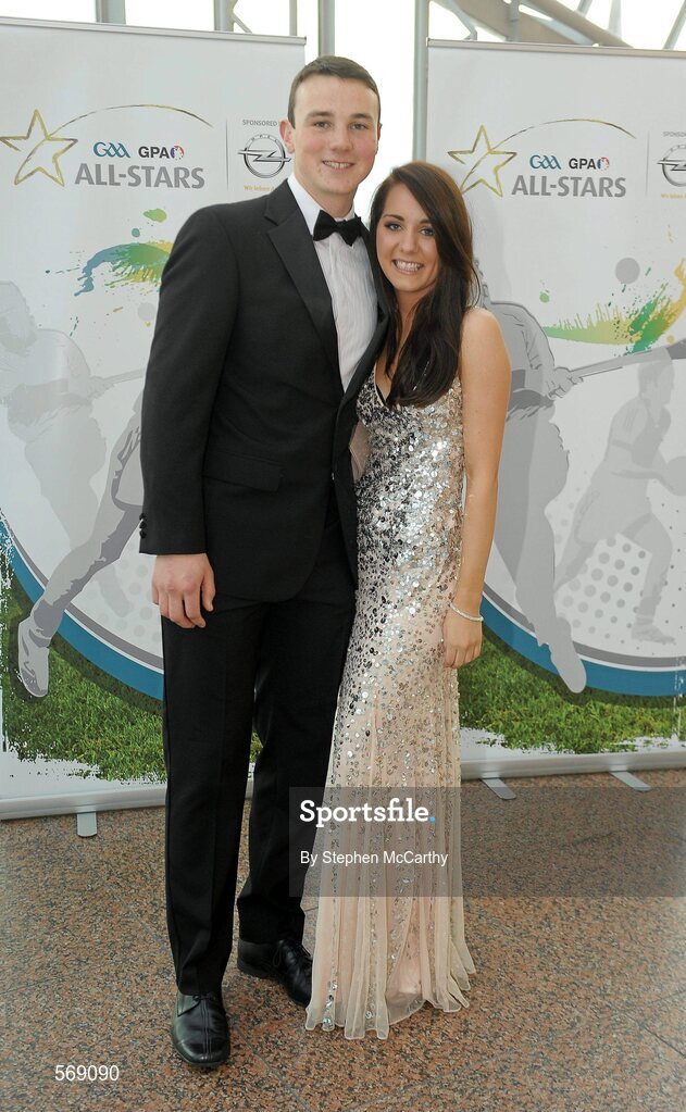 21 October 2011; Dublin hurler Liam Rushe and Sinead McKeon, in attendance at the GAA GPA All-Star Awards 2011 sponsored by Opel. National Convention Centre, Dublin. Picture credit: Stephen McCarthy / SPORTSFILE