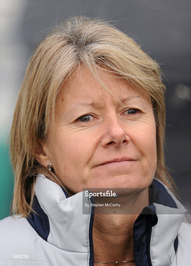 22 October 2011; Republic of Ireland manager Sue Ronan. UEFA Women's Euro 2013 Qualifier, Republic of Ireland v Israel, Tallaght Stadium, Tallaght, Dublin. Picture credit: Stephen McCarthy / SPORTSFILE