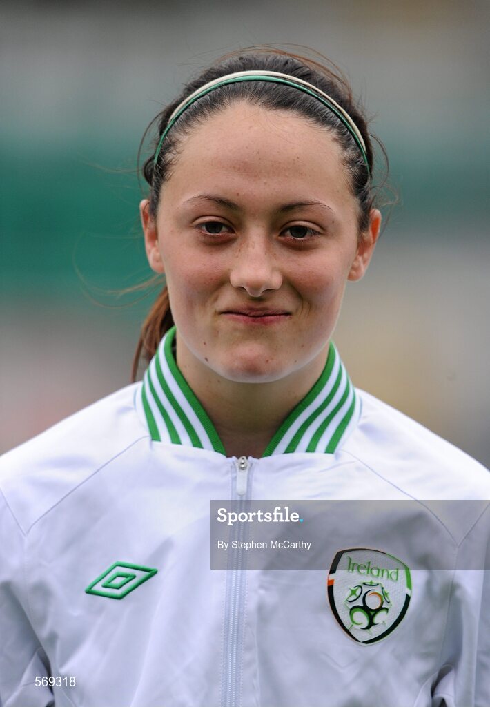 22 October 2011; Megan Campbell, Republic of Ireland. UEFA Women's Euro 2013 Qualifier, Republic of Ireland v Israel, Tallaght Stadium, Tallaght, Dublin. Picture credit: Stephen McCarthy / SPORTSFILE