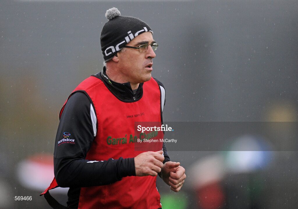 23 October 2011; Garrycastle manager Anthony Cunningham. Westmeath County Senior Football Championship Final, Garrycastle v Mullingar Shamrocks, Cusack Park, Mullingar, Co. Westmeath. Picture credit: Stephen McCarthy / SPORTSFILE