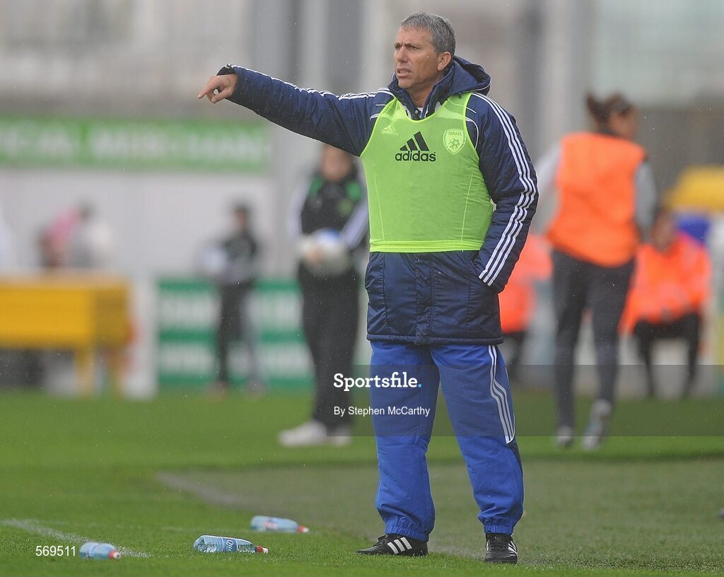 22 October 2011; Israel head coach Meir Nachmias. UEFA Women's Euro 2013 Qualifier, Republic of Ireland v Israel, Tallaght Stadium, Tallaght, Dublin. Picture credit: Stephen McCarthy / SPORTSFILE