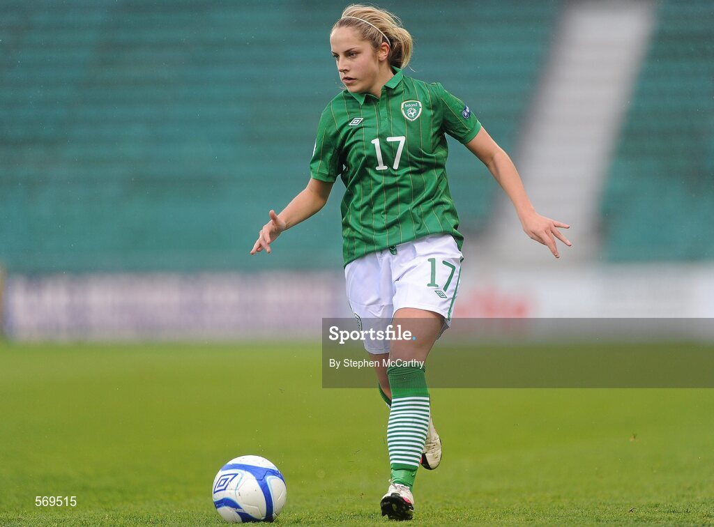 22 October 2011; Julie Russell, Republic of Ireland. UEFA Women's Euro 2013 Qualifier, Republic of Ireland v Israel, Tallaght Stadium, Tallaght, Dublin. Picture credit: Stephen McCarthy / SPORTSFILE