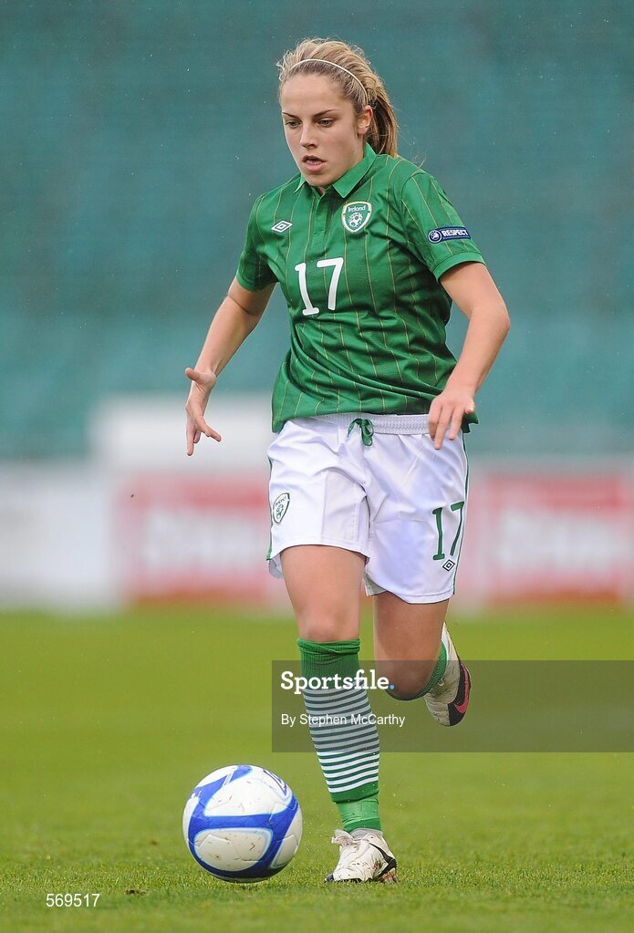 22 October 2011; Julie Russell, Republic of Ireland. UEFA Women's Euro 2013 Qualifier, Republic of Ireland v Israel, Tallaght Stadium, Tallaght, Dublin. Picture credit: Stephen McCarthy / SPORTSFILE