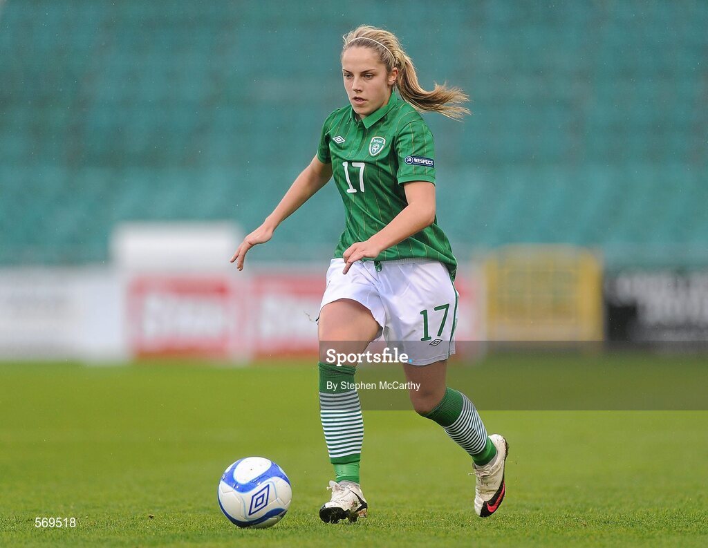 22 October 2011; Julie Russell, Republic of Ireland. UEFA Women's Euro 2013 Qualifier, Republic of Ireland v Israel, Tallaght Stadium, Tallaght, Dublin. Picture credit: Stephen McCarthy / SPORTSFILE