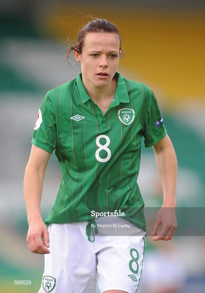 22 October 2011; Áine O'Gorman, Republic of Ireland. UEFA Women's Euro 2013 Qualifier, Republic of Ireland v Israel, Tallaght Stadium, Tallaght, Dublin. Picture credit: Stephen McCarthy / SPORTSFILE