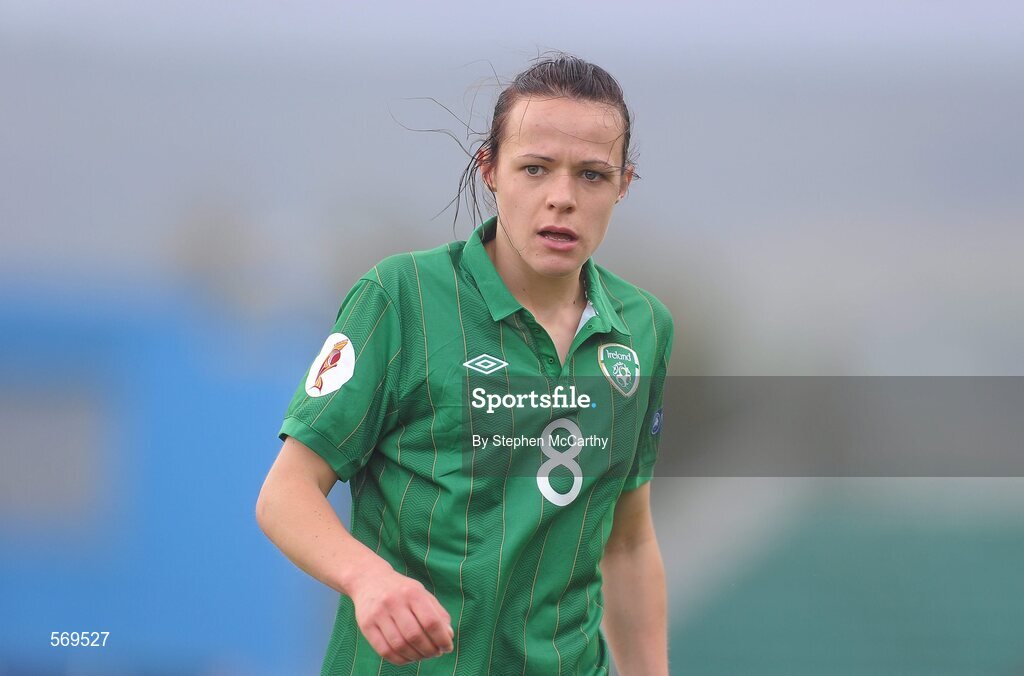 22 October 2011; Áine O'Gorman, Republic of Ireland. UEFA Women's Euro 2013 Qualifier, Republic of Ireland v Israel, Tallaght Stadium, Tallaght, Dublin. Picture credit: Stephen McCarthy / SPORTSFILE