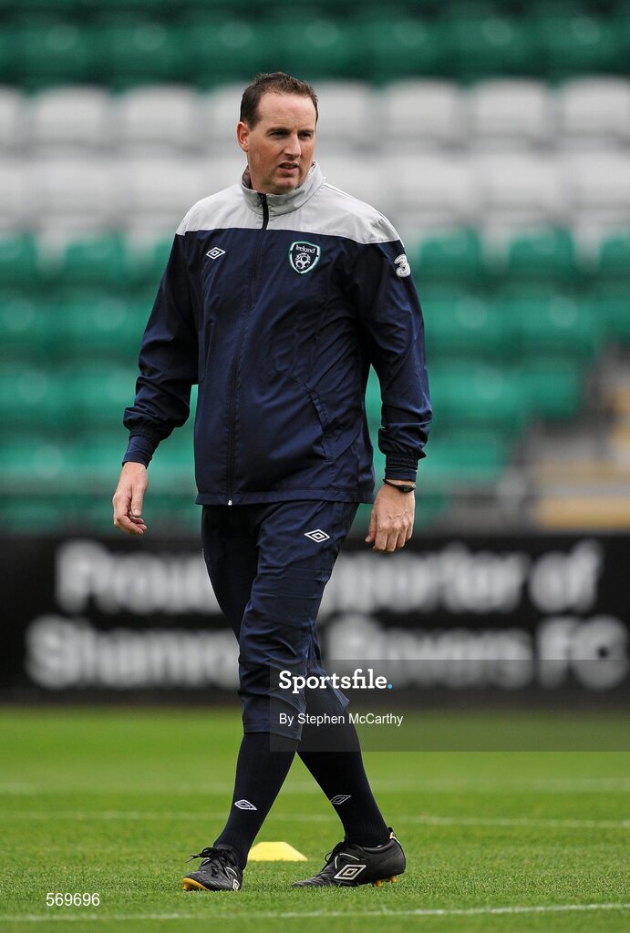22 October 2011; Republic of Ireland assistant manager Ger Dunne. UEFA Women's Euro 2013 Qualifier, Republic of Ireland v Israel, Tallaght Stadium, Tallaght, Dublin. Picture credit: Stephen McCarthy / SPORTSFILE