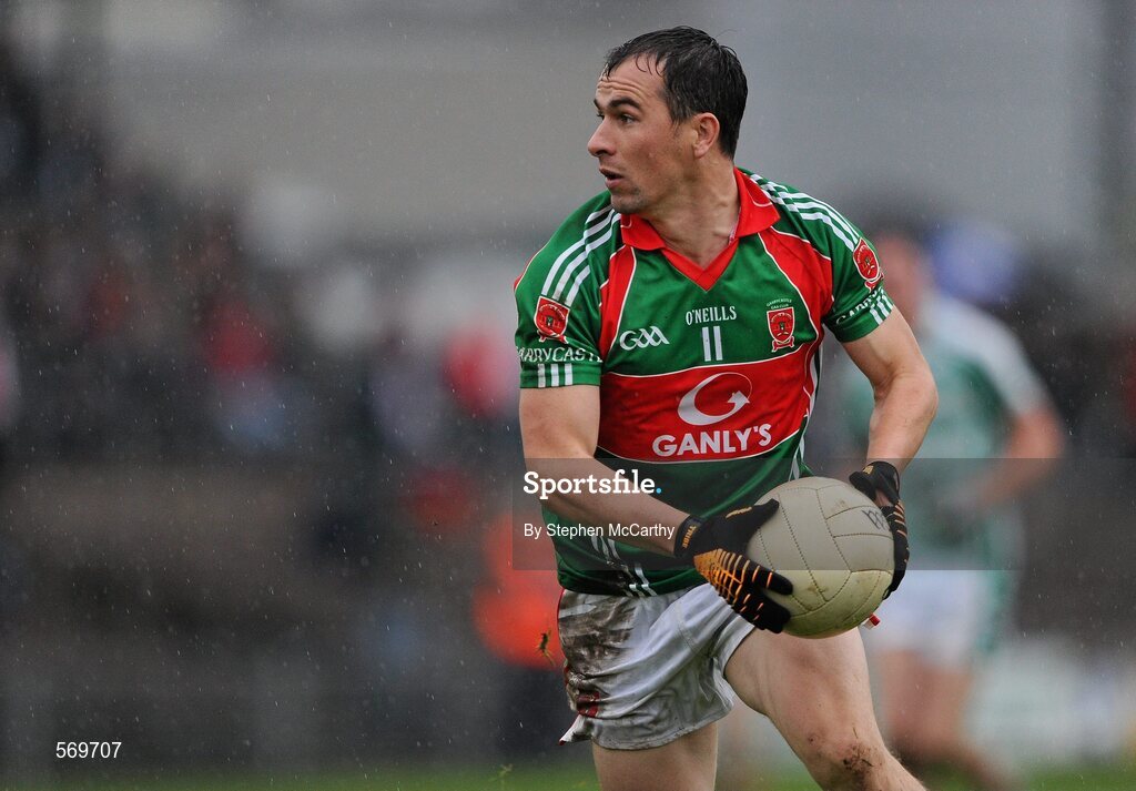 23 October 2011; Dessie Dolan, Garrycastle. Westmeath County Senior Football Championship Final, Garrycastle v Mullingar Shamrocks, Cusack Park, Mullingar, Co. Westmeath. Picture credit: Stephen McCarthy / SPORTSFILE