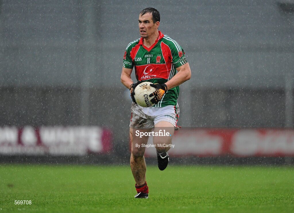 23 October 2011; Dessie Dolan, Garrycastle. Westmeath County Senior Football Championship Final, Garrycastle v Mullingar Shamrocks, Cusack Park, Mullingar, Co. Westmeath. Picture credit: Stephen McCarthy / SPORTSFILE