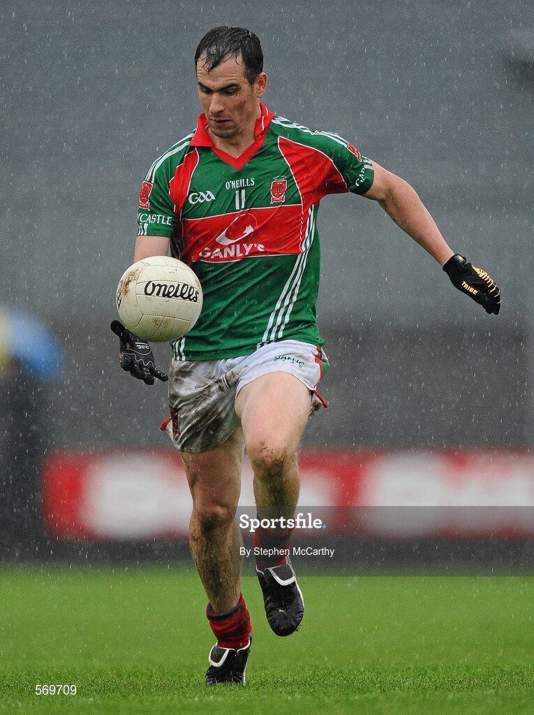 23 October 2011; Dessie Dolan, Garrycastle. Westmeath County Senior Football Championship Final, Garrycastle v Mullingar Shamrocks, Cusack Park, Mullingar, Co. Westmeath. Picture credit: Stephen McCarthy / SPORTSFILE