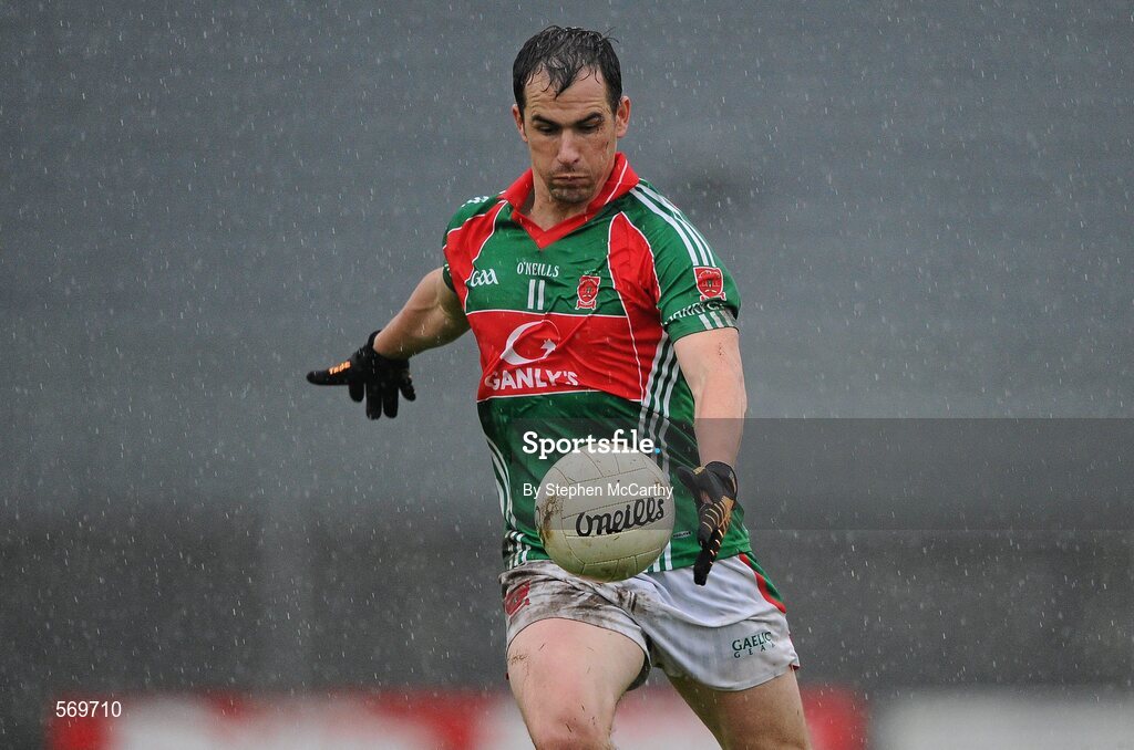 23 October 2011; Dessie Dolan, Garrycastle. Westmeath County Senior Football Championship Final, Garrycastle v Mullingar Shamrocks, Cusack Park, Mullingar, Co. Westmeath. Picture credit: Stephen McCarthy / SPORTSFILE