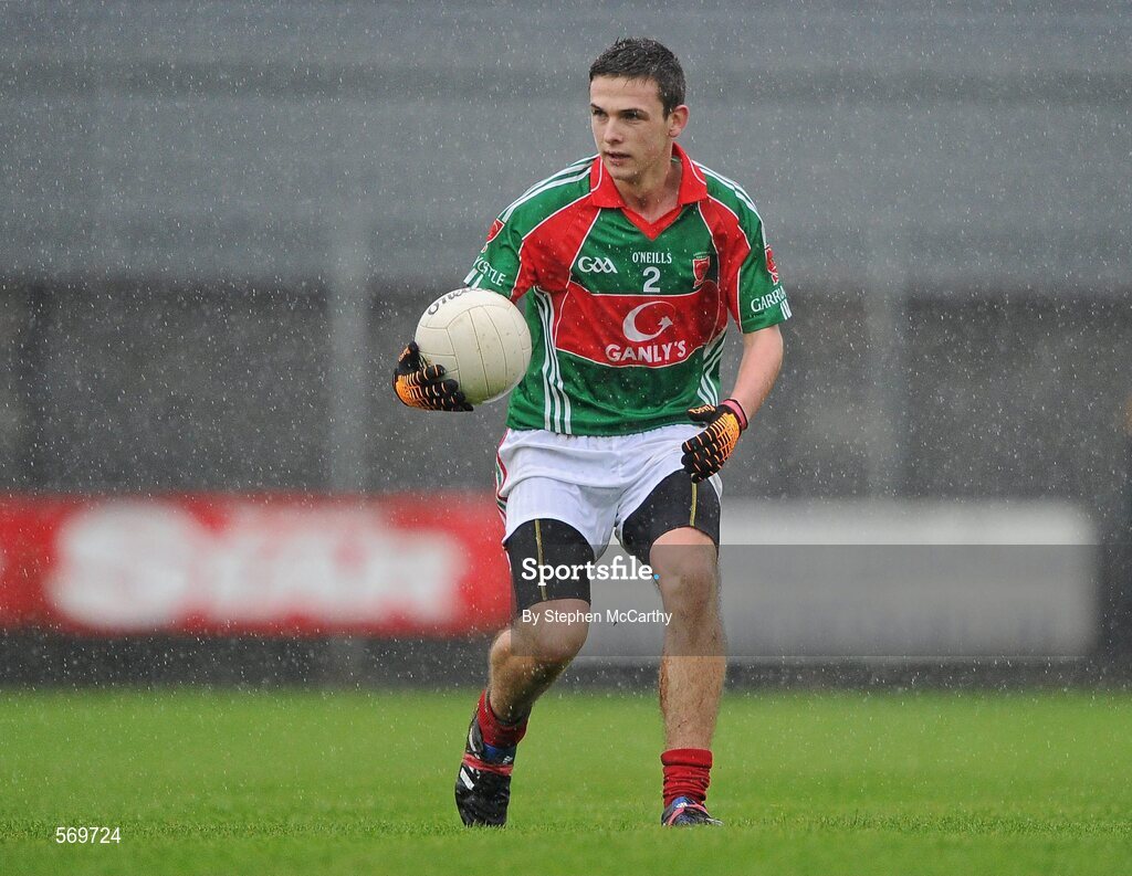 23 October 2011; Mark McCallon, Garrycastle. Westmeath County Senior Football Championship Final, Garrycastle v Mullingar Shamrocks, Cusack Park, Mullingar, Co. Westmeath. Picture credit: Stephen McCarthy / SPORTSFILE