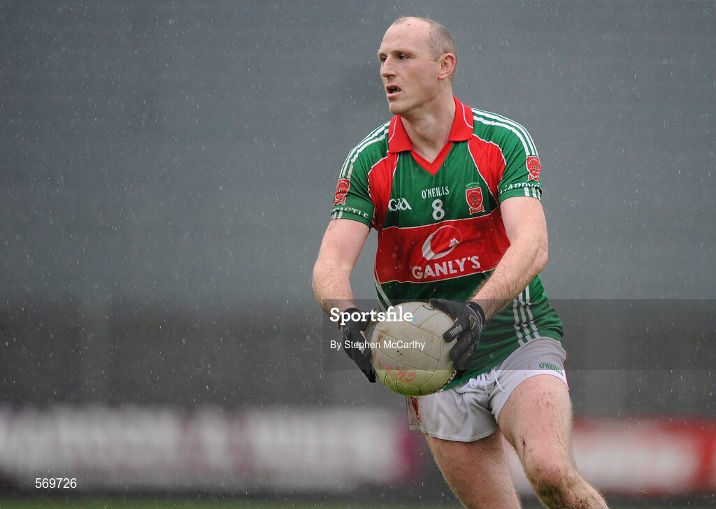 23 October 2011; Seanie O'Donoghue, Garrycastle. Westmeath County Senior Football Championship Final, Garrycastle v Mullingar Shamrocks, Cusack Park, Mullingar, Co. Westmeath. Picture credit: Stephen McCarthy / SPORTSFILE