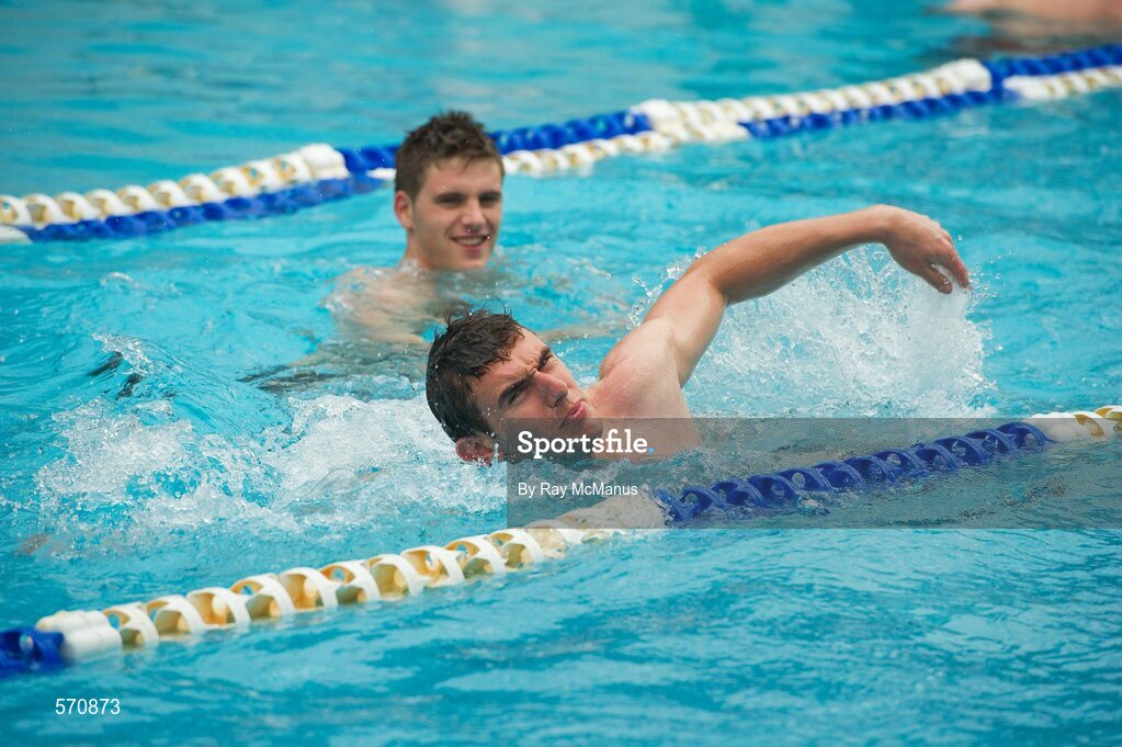30 October 2011; Colm Begley enjoys a swim as members of the Ireland International Rules Series 2011 team visit St Kilda Sea baths, St Kilda, Melbourne Bay, Australia. Picture credit: Ray McManus / SPORTSFILE