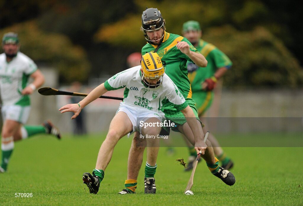 30 October 2011; Paul Feerick, Confey, in action against Ross Murphy, Kill. Intermediate B Championship Final, Kill v Confey, Naas GAA Ground, Co. Kildare. Picture credit: Barry Cregg / SPORTSFILE