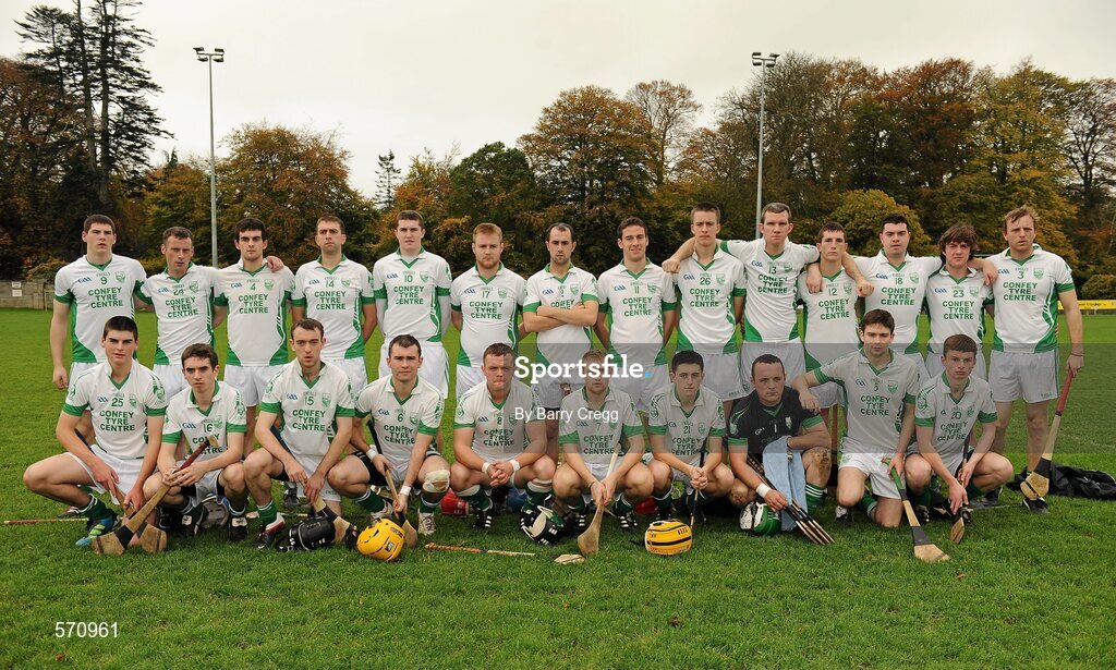 30 October 2011; The Confey team. Intermediate B Championship Final, Kill v Confey, Naas GAA Ground, Co. Kildare. Picture credit: Barry Cregg / SPORTSFILE