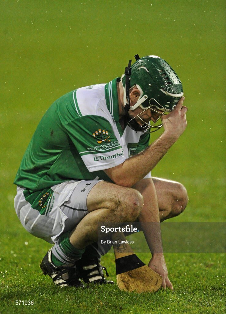 30 October 2011; Richard Walker, O'Toole's, after the match. Dublin County Senior Huling Championship Final, Ballyboden St Enda's v O'Toole's, Parnell Park, Dublin. Picture credit: Brian Lawless / SPORTSFILE