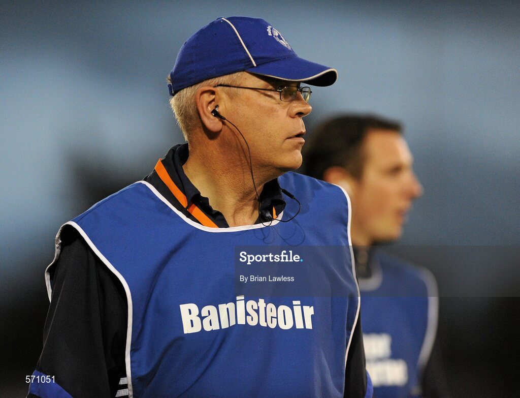 30 October 2011; Ballyboden St Enda's manager Liam Hogan. Dublin County Senior Huling Championship Final, Ballyboden St Enda's v O'Toole's, Parnell Park, Dublin. Picture credit: Conor O Beolain / SPORTSFILE