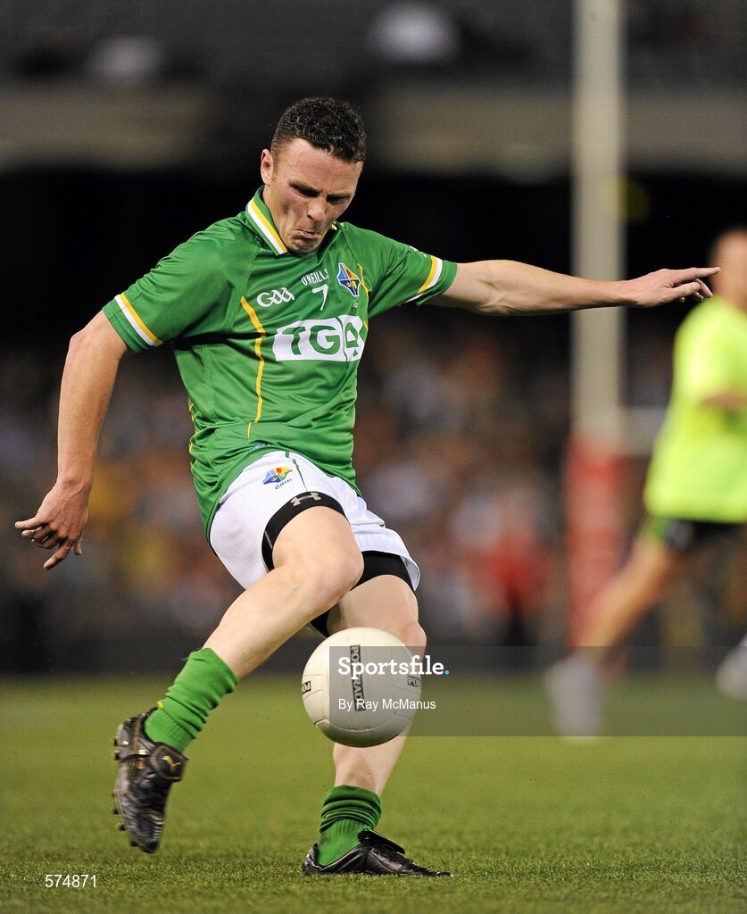 28 October 2011; Leighton Glynn, Ireland. International Rules 1st Test, Australia v Ireland, Etihad Stadium, Melbourne, Australia. Picture credit: Ray McManus / SPORTSFILE