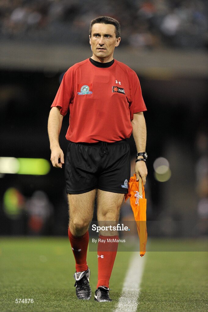 28 October 2011; Touch line official Maurice Deegan, Ireland. International Rules 1st Test, Australia v Ireland, Etihad Stadium, Melbourne, Australia. Picture credit: Ray McManus / SPORTSFILE