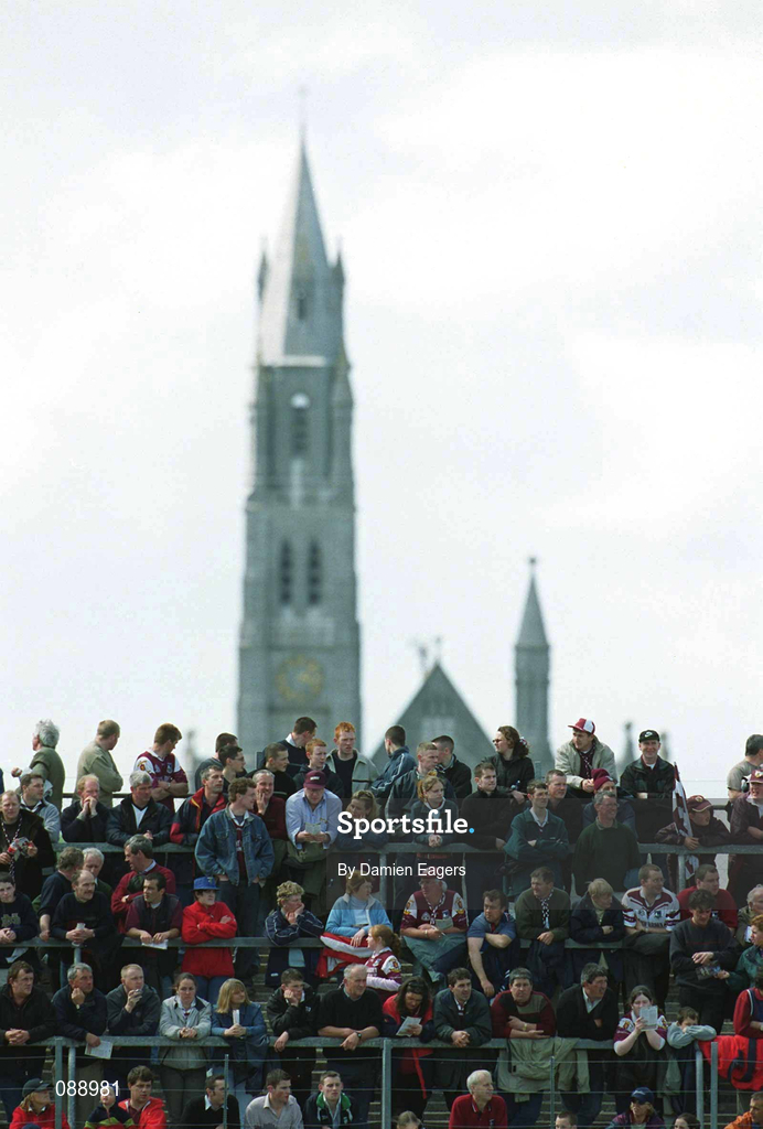 19 May 2002; Supporters during the Bank of Ireland Connacht Senior Football Championship Quarter-Final match between Roscommon and Galway at Dr Hyde Park in Roscommon. Photo by Damien Eagers/Sportsfile