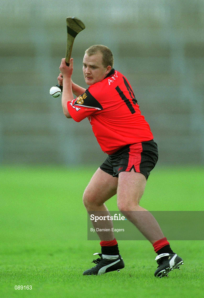25 May 2002; Johnny McGrattan of Down during the Guinness Ulster Senior Hurling Championship Semi-Final match between Down and Derry at Casement Park in Belfast. Photo by Damien Eagers/Sportsfile