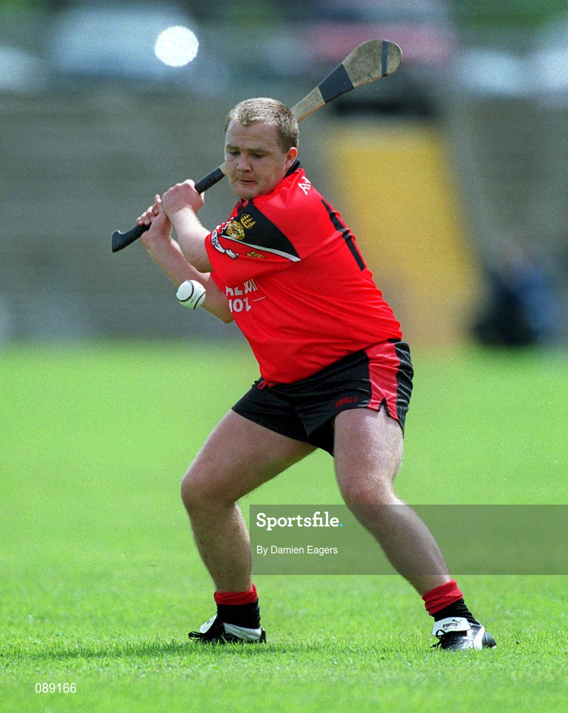 25 May 2002; Johnny McGrattan of Down during the Guinness Ulster Senior Hurling Championship Semi-Final match between Down and Derry at Casement Park in Belfast. Photo by Damien Eagers/Sportsfile