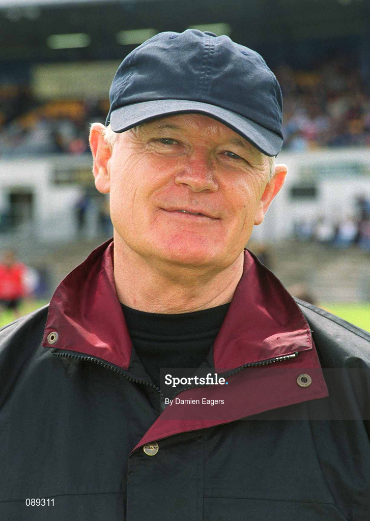 25 May 2002; Down manager Jimmy O'Reilly during the Guinness Ulster Senior Hurling Championship Semi-Final match between Down and Derry at Casement Park in Belfast. Photo by Damien Eagers/Sportsfile
