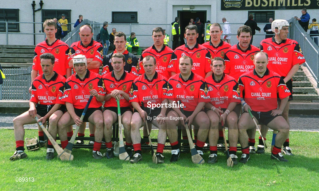 25 May 2002; The Down panel prior to the Guinness Ulster Senior Hurling Championship Semi-Final match between Down and Derry at Casement Park in Belfast. Photo by Damien Eagers/Sportsfile